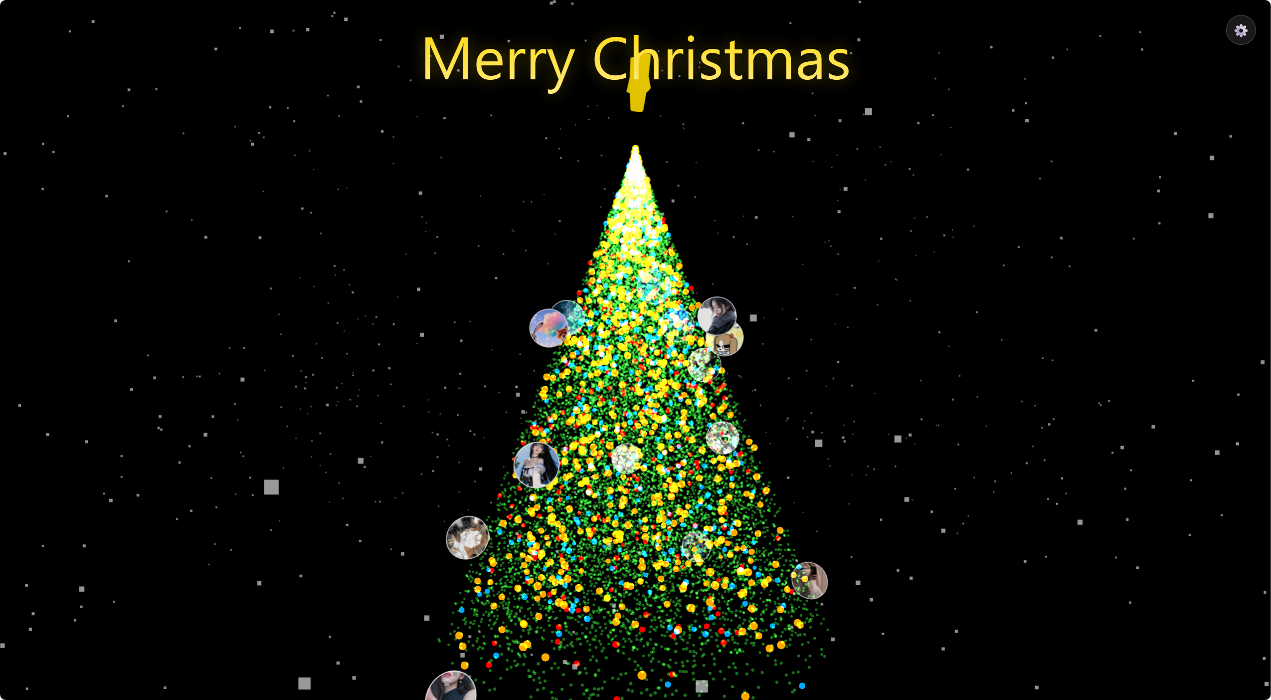 源码-手势圣诞树